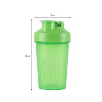 Botella De Deporte Con Bolas De Mezcla a Prueba De Fugas Para Proteína De Caseína Bolsa De Bebida Fitness Y Gimnasio PP Y Silicona 400ML - details 4