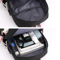 Mochila de escuela secundaria de estilo coreano para adolescentes, mochila de moda en blanco y negro para estudiantes, mochila escolar, bonita bolsa de libros - details 14