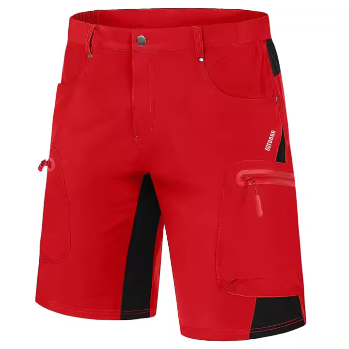 MAGCOMSEN pantalones cortos Cargo de verano para hombre, Shorts ligeros de secado rápido con múltiples bolsillos para trabajo Ripstop - 1