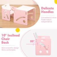 Silla de Mesa Ajustable para Bebés de 1-3 Años Fácil de Montar Ideal para Leer/Comer/Jarjar Gris - details 9