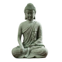 Estatua de Buda de piedra, adornos de Arte de mesa, decoración de habitación del hogar, regalo para decoración de inauguración de la casa - details 4