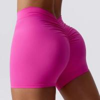 Pantalones cortos sin costuras para mujer ideal para el gimnasio y deportes al aire libre material de nylon transpirable y elástico con capucha tipo yoga y stretch aptos para primavera y verano - details 5