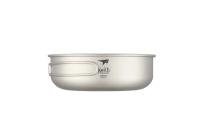 Villa de titanio ultraligera, cuenco con asa plegable para acampar al aire libre, 300ml/600ml - details 5