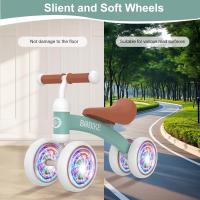Bicicleta sin pedales para niños a partir de 1 año de equilibrio, juguetes para bebés de 1 año, bicicleta para bebés con 4 ruedas para bebés de 10 a 24 meses, primera bicicleta para niños y niñas como regalo - details 18