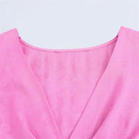 Elegante satén casual para mujer, cuello en V liso, sin mangas, vestido largo recto, moda primavera verano 2025 - details 3