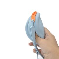 Monedero redondo bonito de silicona para mujer y niña, Mini bolsa para auriculares con llave, Color sólido, regalo para niño - details 8