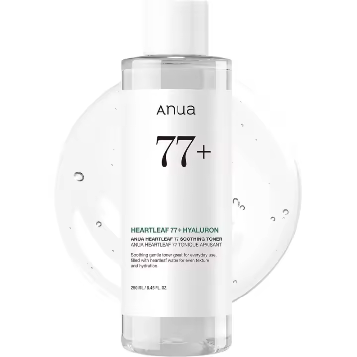 Anua Heartleaf 77 Soothing Toner I pH 5.5 Cuidado de los problemas de la piel, calmante para la piel, refrescante, purificante (500 ml / 16,9 fl. oz.) - 1