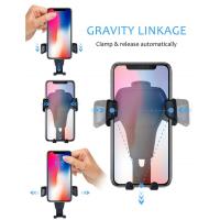 Soporte Universal de teléfono para coche, montaje de ventilación de aire por gravedad automática, nuevo diseño ergonómico para iPhone, Samsung y Huawei - details 7