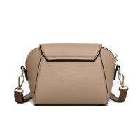 Bolso De Hombro Casual En Cuero PU Para Mujer Color Sólido Bolso Cruzado Con Cierre De Hebilla Y Cremallera - details 11