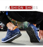 Zapatillas de Deporte Casuales de Cuero para Hombres Zapatos de Correr Antideslizantes - details 7