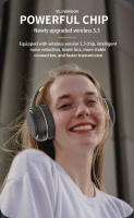 Auriculares inalámbricos con Bluetooth, audífonos plegables con Cable de Audio AUX de 3,5mm, opción de Cable para PC, juegos, música, luz de respiración RGB - details 4