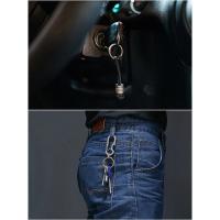 Llaveros de aleación de titanio Real para hombre, colgante de hebilla, llavero de coche superligero, regalo creativo masculino, venta al por mayor - details 13