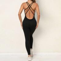 Monos de Yoga sin Mangas para Mujeres Conjunto de Entrenamiento Transpirable con Salto Trasero de Gimnasio - details 18