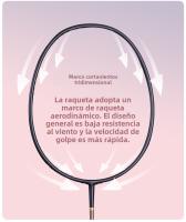 Raqueta De Bádminton Ultra Ligero Y Duradero Traje Adulto Competición Entrenamiento Bola Doble Raqueta - details 16