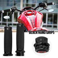 Manillar Universal para motocicleta, empuñaduras negras de 1 "para Harley y 25mm, Touring, Road King, Dyna, VRSC, Sportster XL, 883, 1200, XR, Softail - details 7
