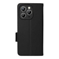 Para Oukitel P1 funda de cuero PU tipo billetera con tapa para Oukitel P1 Retro Litchi patrón cubierta Conque Fundas accesorios de teléfono - details 14