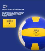 MIKASA VST560 Beach Classic Volleyball White, voleibol de playa para adultos, balones de fútbol para adultos, deportes de equipo - details 3