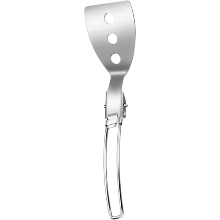 Utensilios de cocina portátiles para viajes, herramienta de cocina de acero inoxidable plegable para acampar y Picnics, conveniente - 1