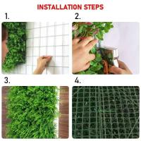 Césped artificial de 40x60cm, césped verde de pared, boda, fiesta, habitación, jardín al aire libre, plantas falsas, DILICOLO, decoración del hogar - details 6