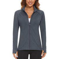 MAGCOMSEN-Chaqueta atlética ligera para mujer, manga larga, Upf 50 +, Tops con cremallera de Golf - details 27