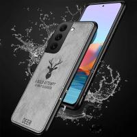 Funda de ciervo de piel de tela delgada para Samsung Galaxy S23 Ultra FE S22 S21 S24 Ultra A15 A25 A35 A55 A34 A52 A54 5G cubierta trasera dura - details 9