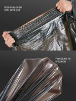 Bolsas de basura gruesas desechables de gran tamaño para cocina, 5 piezas, color negro - details 5