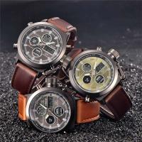 Reloj de Diseñador de Doble Tiempo Leten Reloj de Cronómetro Multifuncional con Banda de Nylon de Moda Reloj de Alarma para Hombres de Marca Grande - details 25