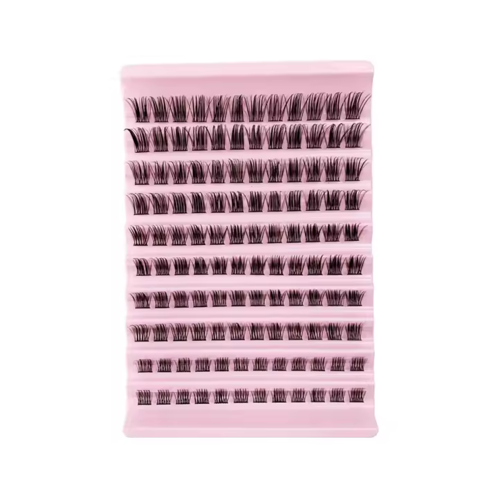 D05 extensiones de pestañas individuales, paquete de pestañas segmentadas naturales, volumen, DIY - 1