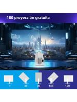 Proyector Android 4k LED de Alta Calidad Enfoque Corto, Resolución 720P, Audio Incorporado, WIFI, Tamaño de Pantalla Máximo 130