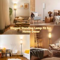 Lámpara de Pie Moderna con Control Remoto Luz Cálida para Dormitorio, Sala de Estar, Oficina - details 3