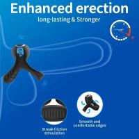 Leten Vibrador APP Control Anillo Vibrador Retraso Eyaculación Juguetes Sexuales para Hombres Pareja Anillo Dick Manga - details 4