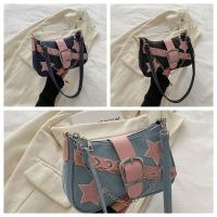 Bolso casual Y2k Bolso de axila Bolso de mano Cadena Bolso de hombro de estilo coreano Patrón de estrella Bolso de mano de mezclilla Viaje - details 1