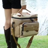 Bolsa térmica táctica de alta capacidad para hombre, fiambrera con aislamiento para exteriores, bolsa de almuerzo duradera con aislamiento a prueba de fugas para trabajo, comida Ca - details 0
