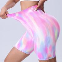 Pantalones cortos deportivos de cintura alta sin costuras, cómodos pantalones cortos de entrenamiento para mujer, mallas deportivas para correr, ciclismo y yoga - details 2
