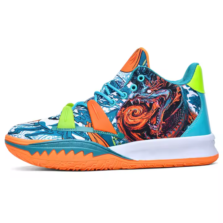 Zapatos de baloncesto para hombre y mujer, zapatillas de deporte Unisex transpirables antideslizantes a la moda para actividades al aire libre - 1