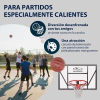 Tablero de Baloncesto Competition Pro - Canasta de Baloncesto con aro de clavado elástico para Montaje en Pared para niños y Adultos - details 4