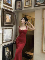Elegante Vestido Largo de Noche Hepburn Ajuste Delgado, Acentuador de Figura - details 2
