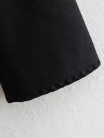 Chaqueta elegante suelta de media temporada para mujer, cuello con bufanda en zigzag, ropa de moda, otoño e invierno, 2024 - details 80