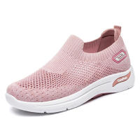 Zapatos 2025 verano nuevos zapatos de las mujeres zapatos casuales de la madre calcetines zapatos de malla zapatillas de suela suave - details 0