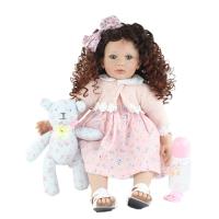 Muñeca Reborn realista de silicona suave para niños pequeños, juguete encantador, casa de juegos, regalo de cumpleaños para niñas, 60 CM, 24 pulgadas - details 1
