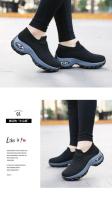 Zapatillas de deporte informales para mujer, cómodas zapatillas de correr de malla con cojín transpirable, zapatillas negras para mujer, zapatos de estudiante 2025 - details 8