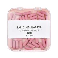 Bandas de Arenado de Manicura de Acrílico 50pcs Rosa, Mango de 180, Pequeño Grano Fino - details 4