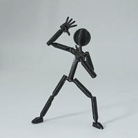 Muñeco articulado multiarticulado, juguete de impresión 3D, maniquí móvil impreso en 3D, modelo novedoso de muñeco, robot ensamblado. - details 1