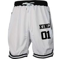 Pantalones cortos de baloncesto sueltos para hombre de malla de secado rápido transpirables americanos y de verano - details 2