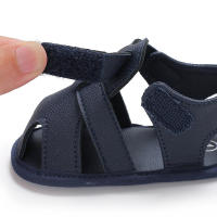 Sandalias De Verano Para Bebé Niño Casual Antideslizantes Cuero Suela De Goma Tallas Para Niños De 3 a 18 Meses - details 14