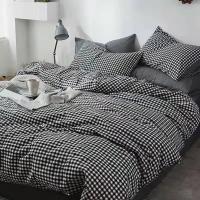 Juego de Ropa de Cama de Moda en Blanco y Verde con Funda de Edredón Nórdica y Funda de Almohada de Tamaño Queen Clásico para Niños Invierno - details 13