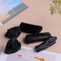 Artesanías de turmalina negra Natural, piedra de aromaterapia negra, Piedra en bruto, muestras de enseñanza - details 1