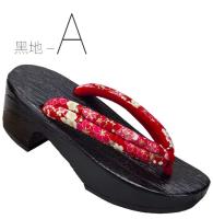 sh tradicional, zuecos Geta de madera, chanclas, sandalias al aire libre, anime japonés oriental floral, cosplay, paulownia mujer - details 10