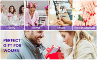 Lámpara de uñas LED UV de 150 W, luz de esmalte de gel para secador de uñas profesional, luz de uñas UV con 4 ajustes de temporizador, secador LED de gel de curado de esmalte de uñas, herramientas profesionales de arte de uñas con sensor automático - details 1