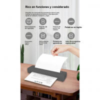 Impresora Térmica Inteligente Portátil Conectable Inalámbricamente Sin Tinta Ideal para Estudiantes - details 5
